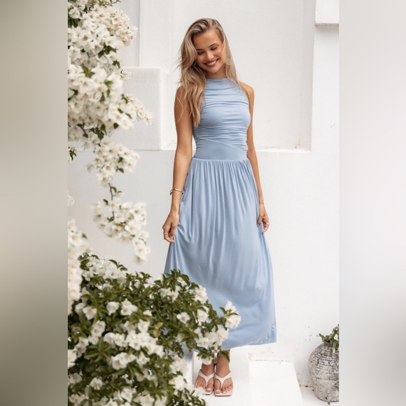 ✨ Petal & Pup Blue Shirley Maxi Dress – Size Small ✨ - Picture 6 of 11